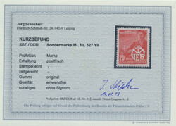 20 Pf. 10 Jahre VEB 1956, Wz. 2 Y II, postfrisches Kabinettstück. ...